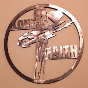 Metal wall art